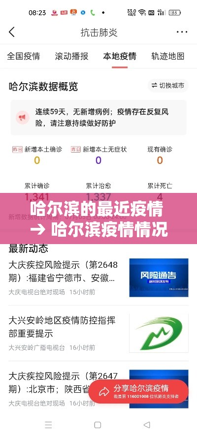 哈尔滨的最近疫情 → 哈尔滨疫情情况最新 哈尔滨的最近疫情 → 哈尔滨疫情情况最新